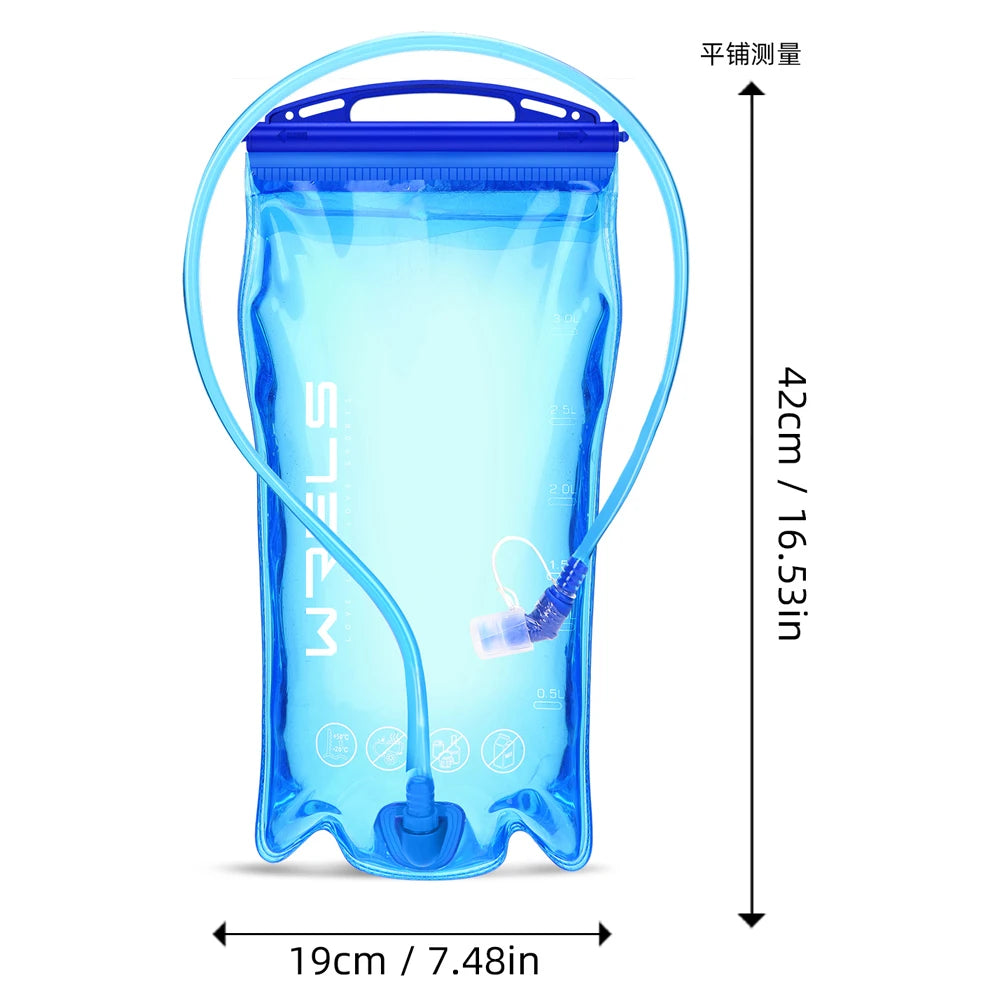 WRELS Trinkblase 1L/2L/3L für Outdoor und Camping