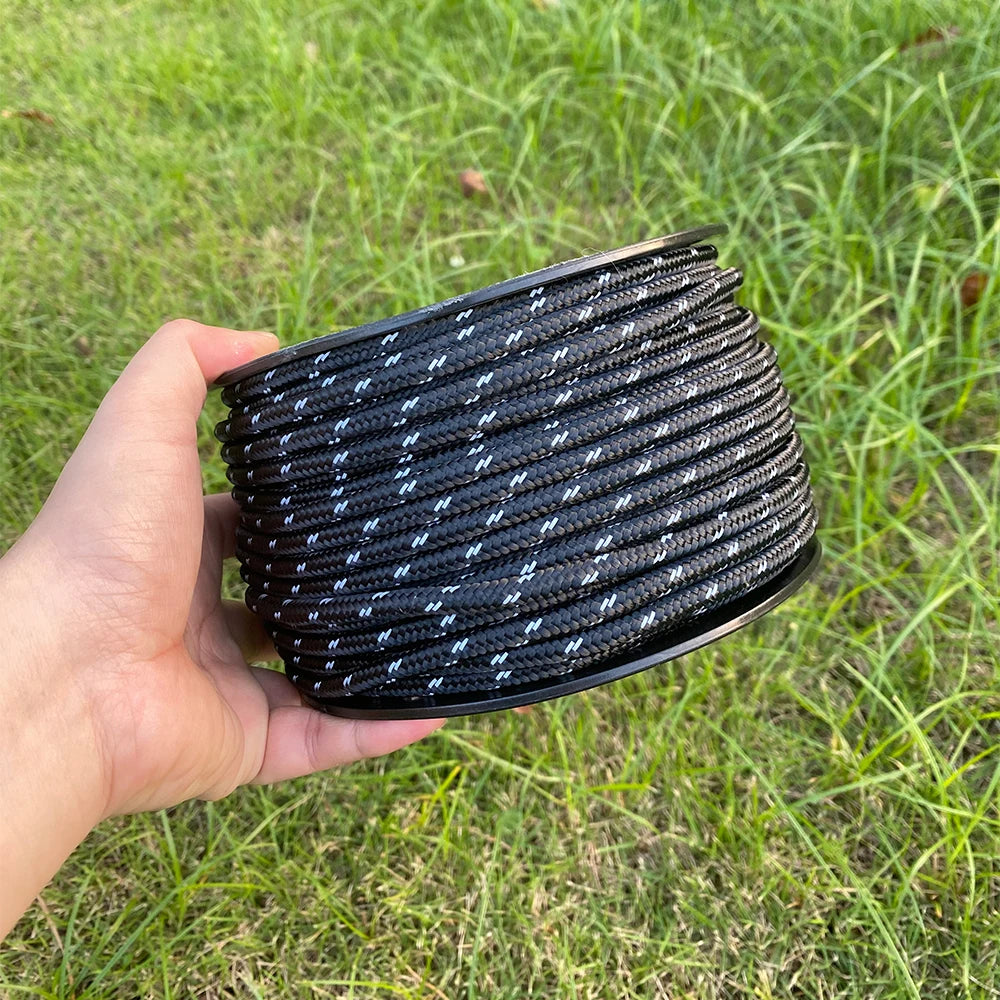 Reflektierendes Zeltseil 6mm 50m für Camping und Outdoor