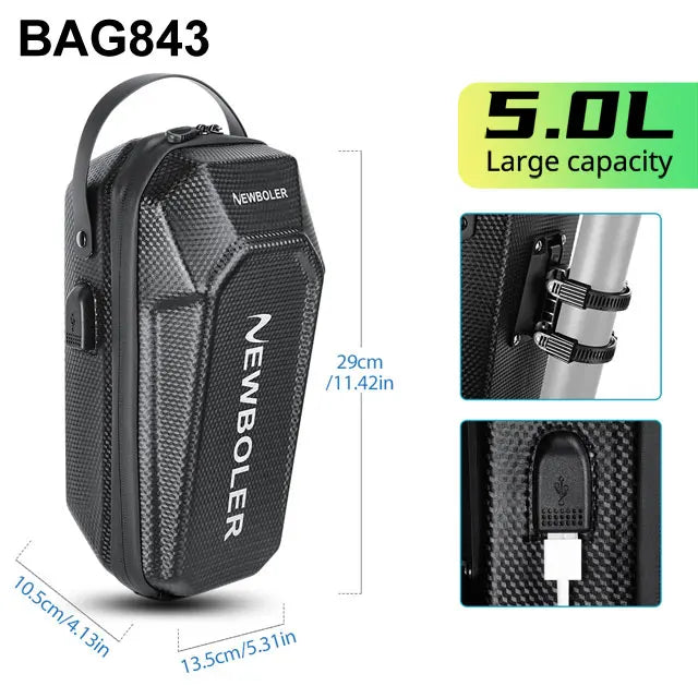 Wasserdichte Scooter-Tasche mit USB-Anschluss