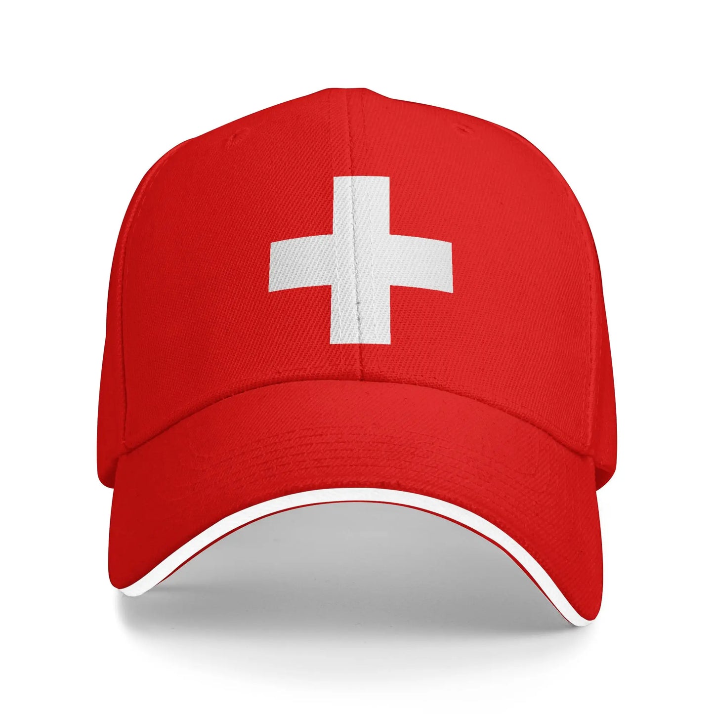 Schweiz Flagge Baseball Cap Unisex – Verstellbar