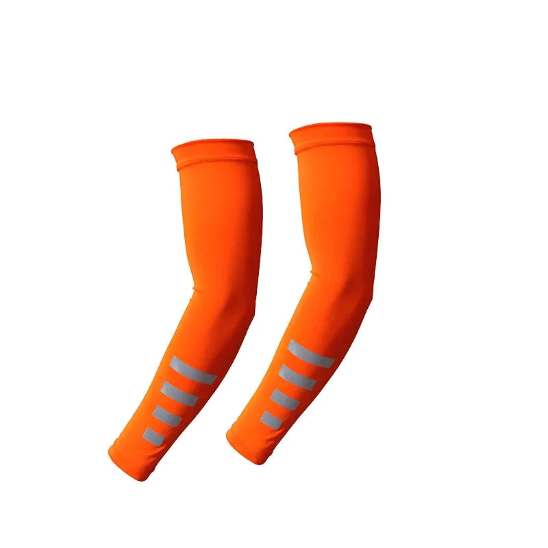 UV-Schutz Armlinge mit Reflektoren für Sport & Outdoor