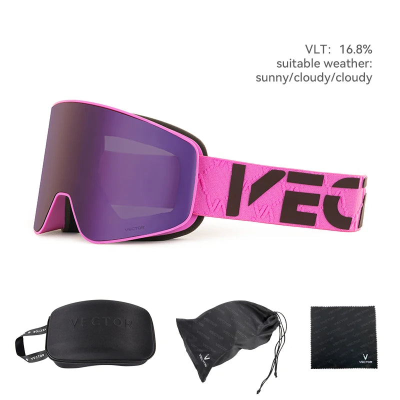 VECTOR Doppel-Lagen Anti-Beschlag Ski-Goggles UV400