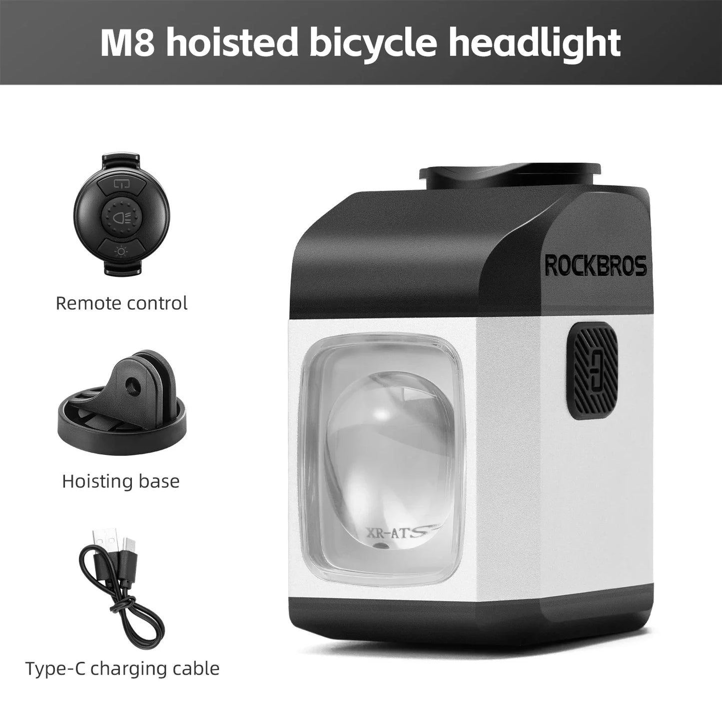 ROCKBROS 1600LM Fahrradlicht mit Fernbedienung