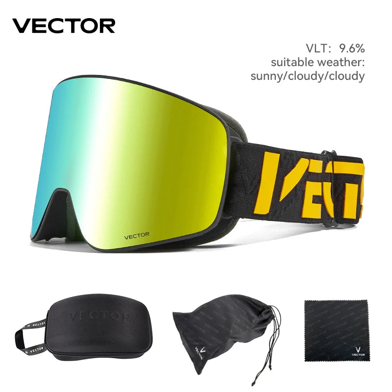 VECTOR Doppel-Lagen Anti-Beschlag Ski-Goggles UV400