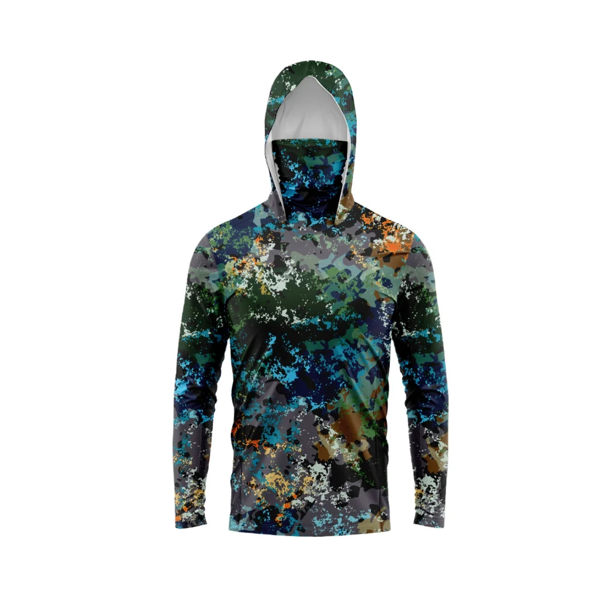 Hooded Fishing Shirt mit UV-Schutz für Angler