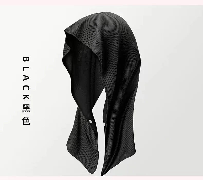 Kühlendes Hoodie-Handtuch mit UV-Schutz für Sport