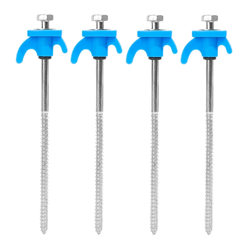 10er Set Schraubheringe für Zelte 20cm