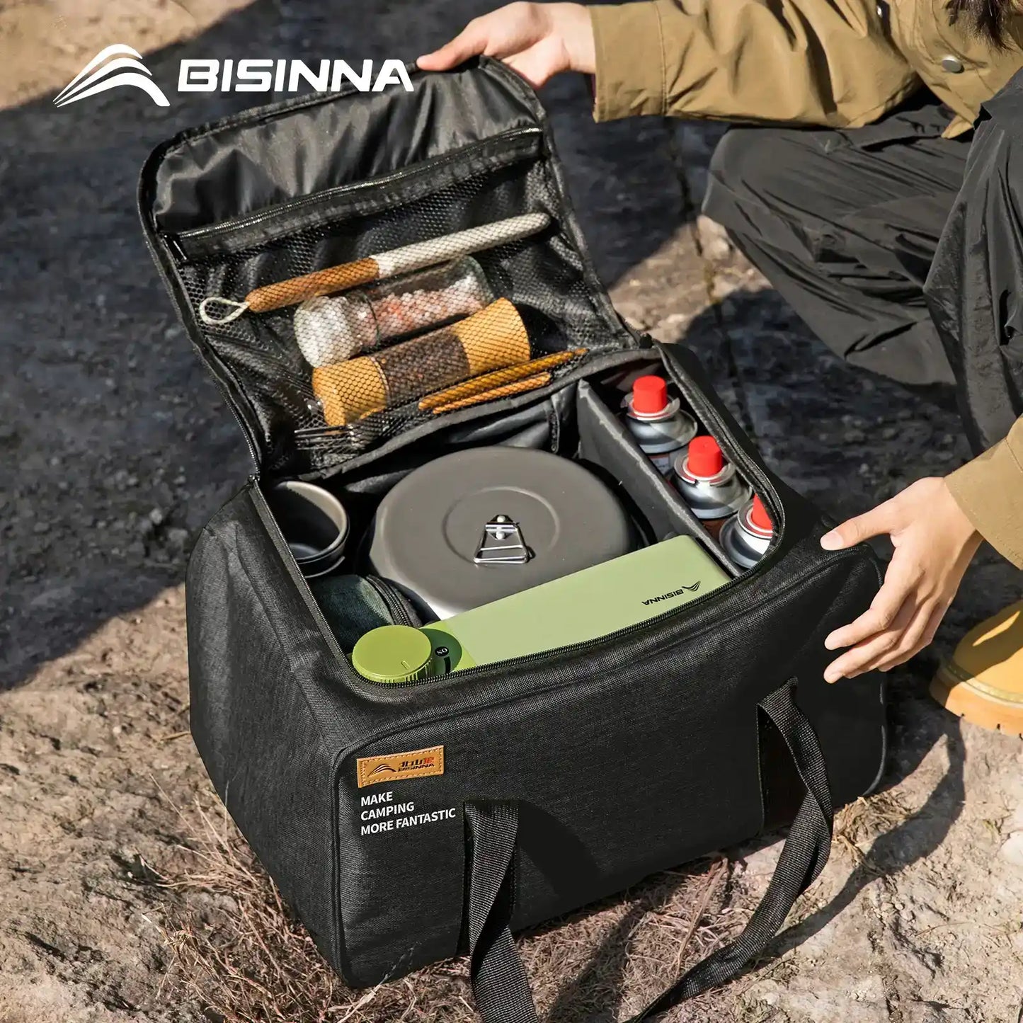 BISINNA Faltbare Camping Tasche 26L/30L/42L für Picknick – clever-campen Camping & Outdoor Schweiz
