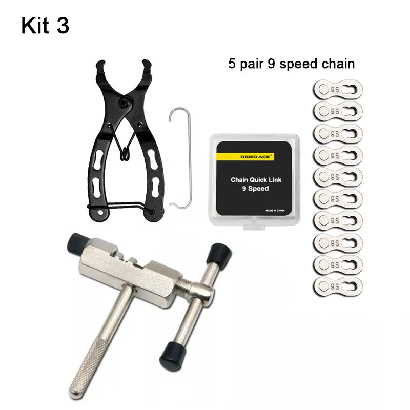 Mini Fahrrad Reparaturset mit Kettenwerkzeug