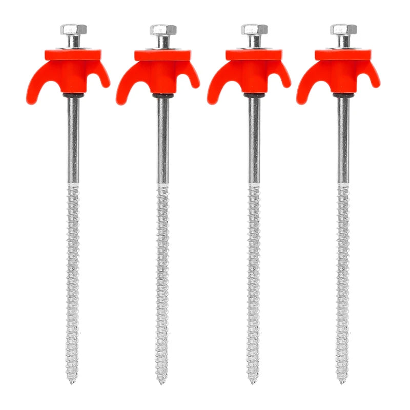 10er Set Schraubheringe für Zelte 20cm