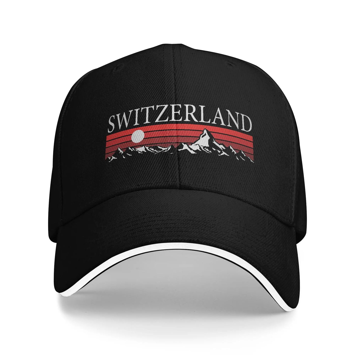 Schweiz Flagge Baseball Cap Unisex – Verstellbar