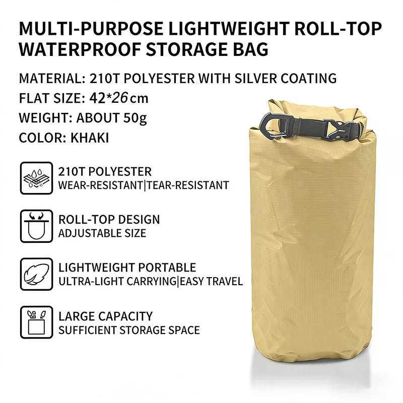 Ultraleichte wasserdichte Dry Tasche mit Rollverschluss