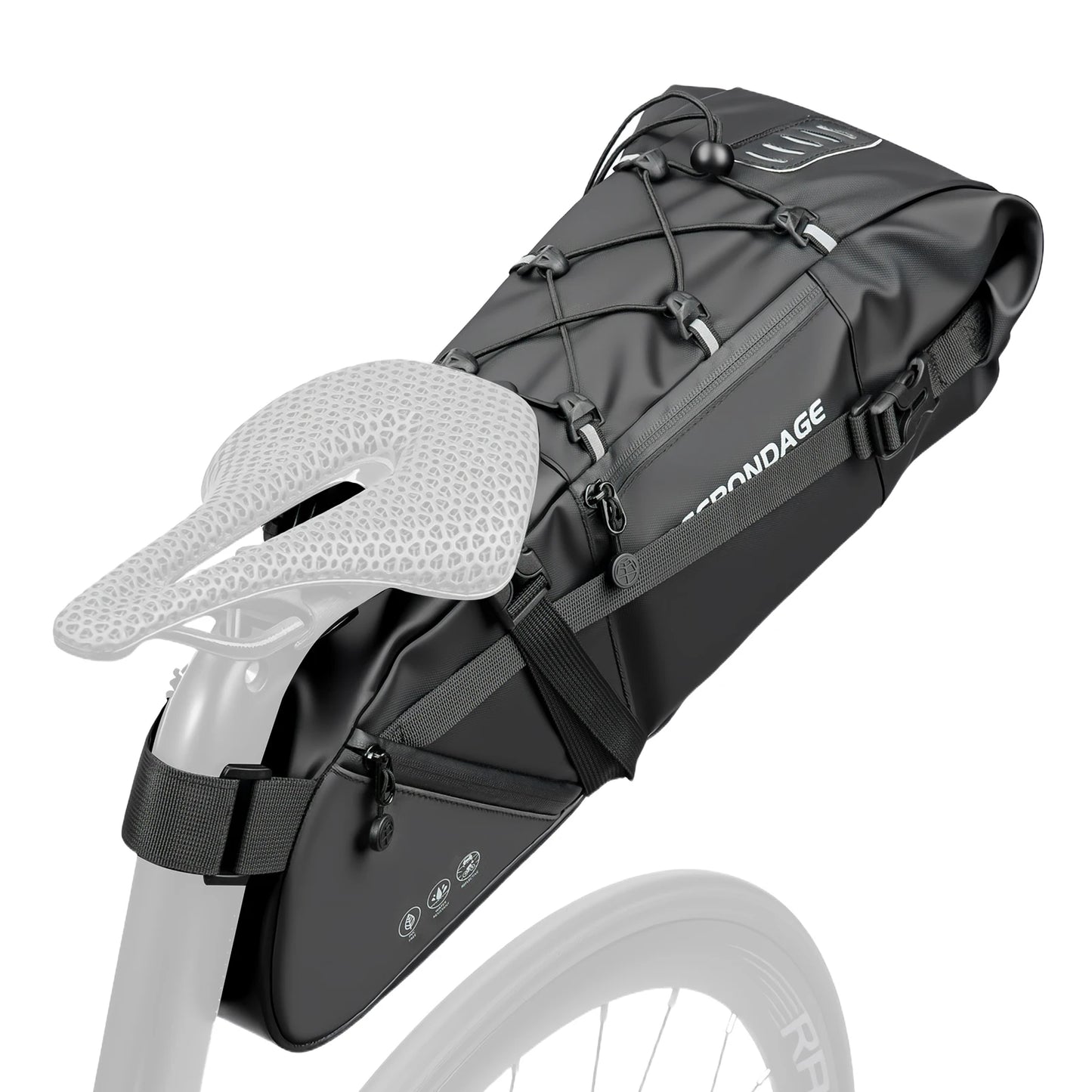 Wasserdichte Fahrradtasche 15L - Grosse Kapazität