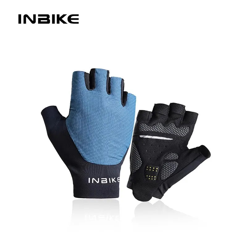 INBIKE Halbfinger MTB Fahrradhandschuhe für Herren