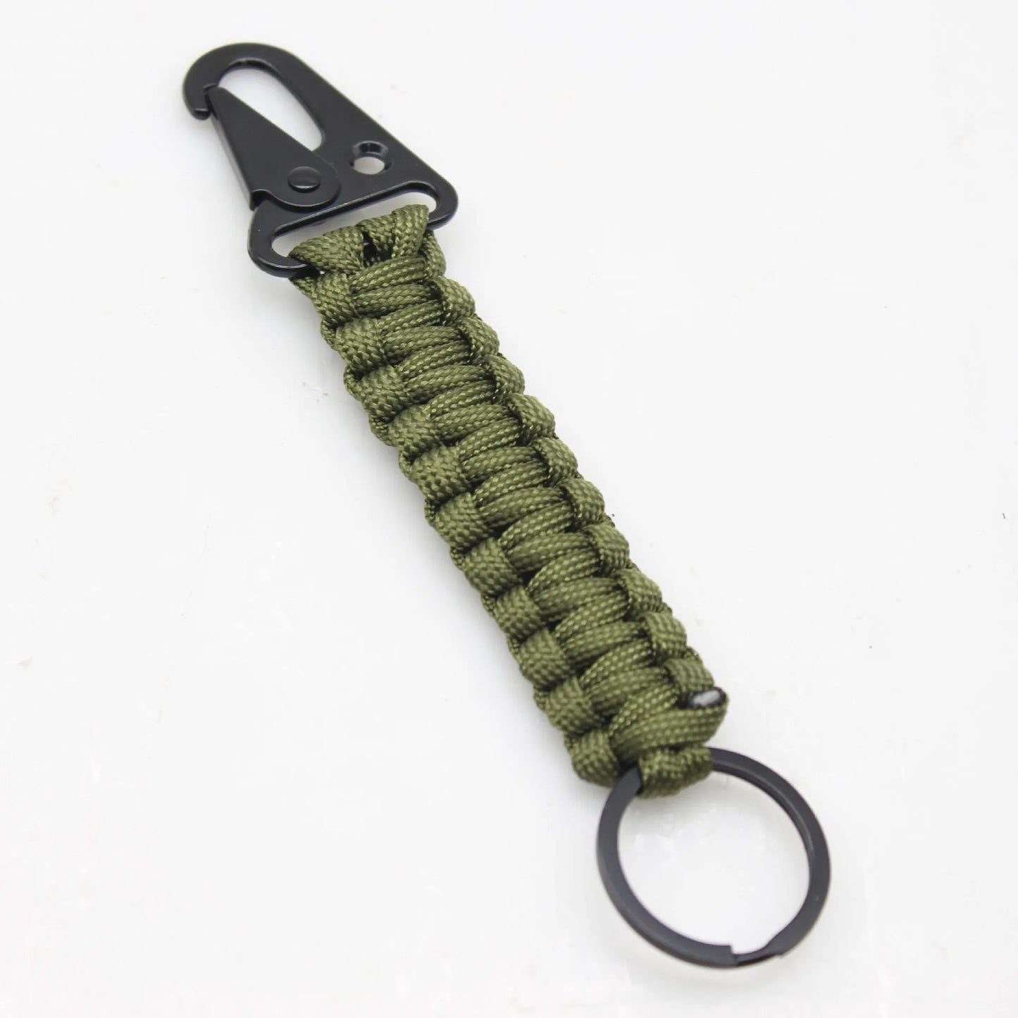 Paracord Schlüsselanhänger Survival Kit mit Karabiner