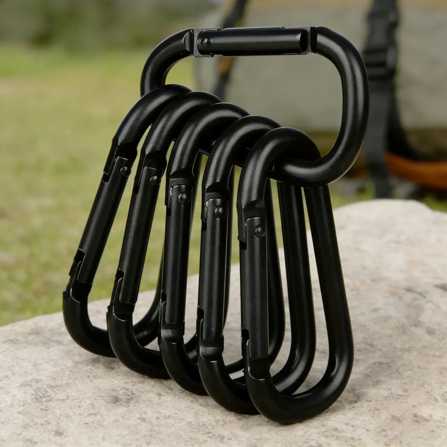 Aluminium Karabiner D-Ring Clip für Rucksäcke – clever-campen Camping & Outdoor Schweiz