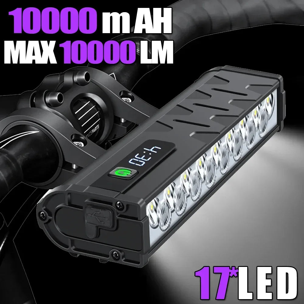 10000 Lumen Fahrradlicht mit USB-Ladung und Wasserschutz – clever-campen Camping & Outdoor Schweiz