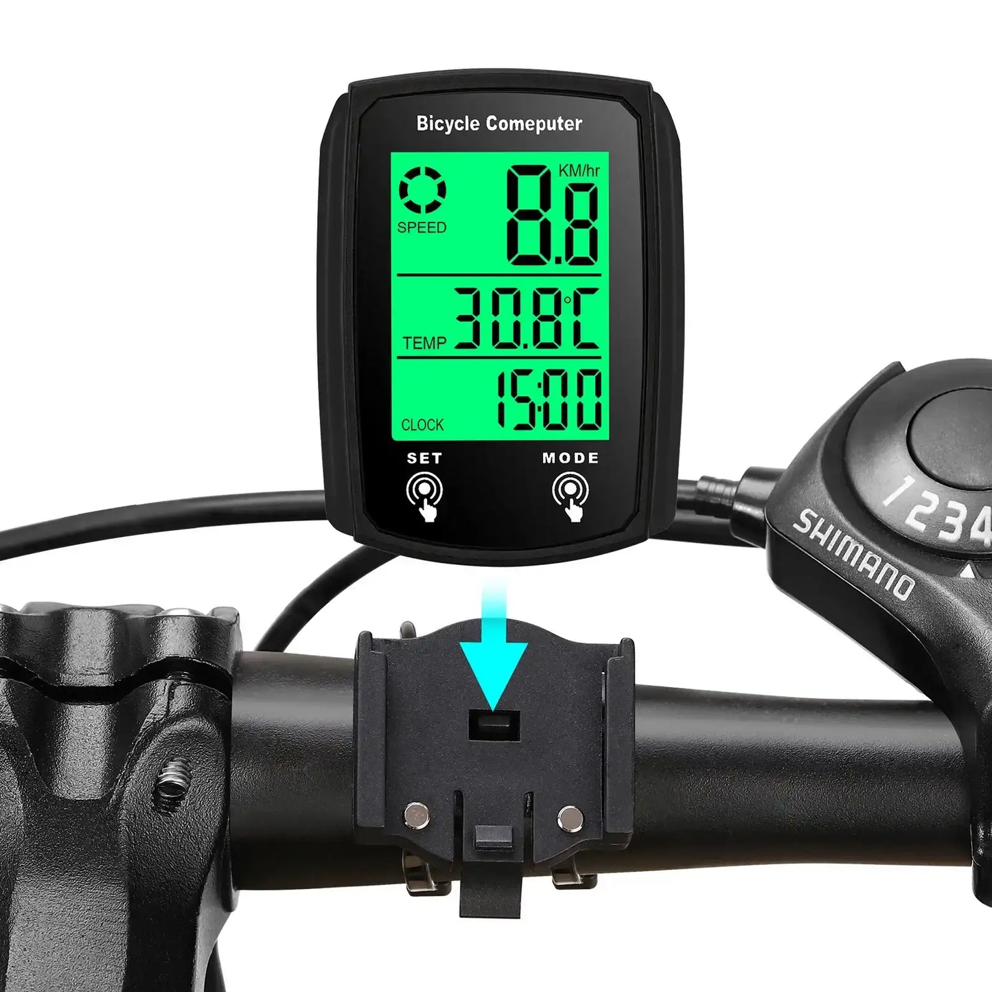 Wired Bicycle Computer mit LCD Display für Geschwindigkeit – clever-campen Camping & Outdoor Schweiz