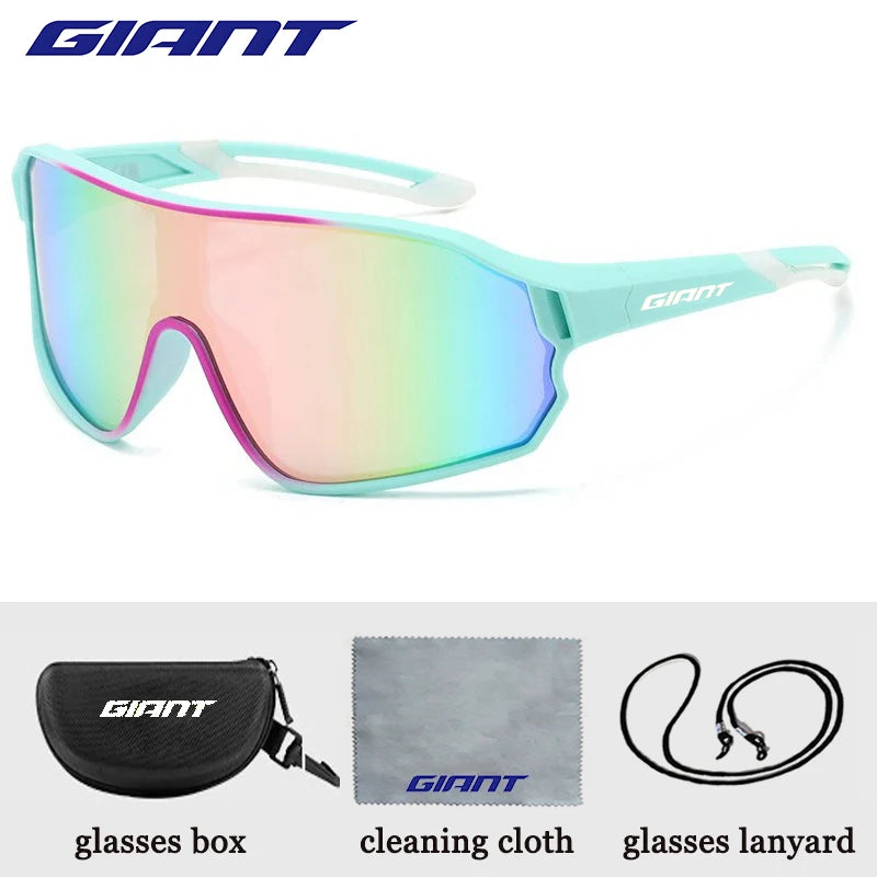 GIANT Fahrradbrille UV400 Anti-Fog REVO Gläser