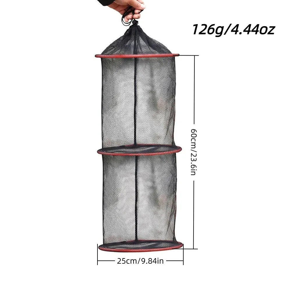 Leichter faltbarer Fischkescher 30cm 60cm 90cm