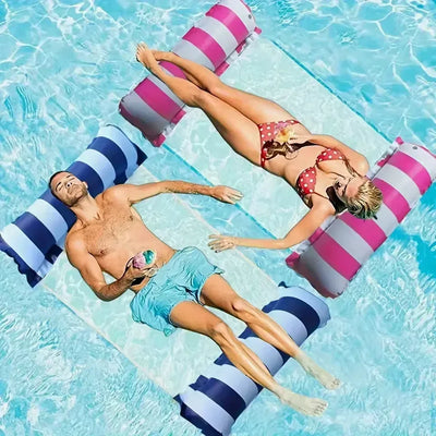 Aufblasbare Wasser-Hängematte für den Pool – faltbar – clever-campen Camping & Outdoor Schweiz
