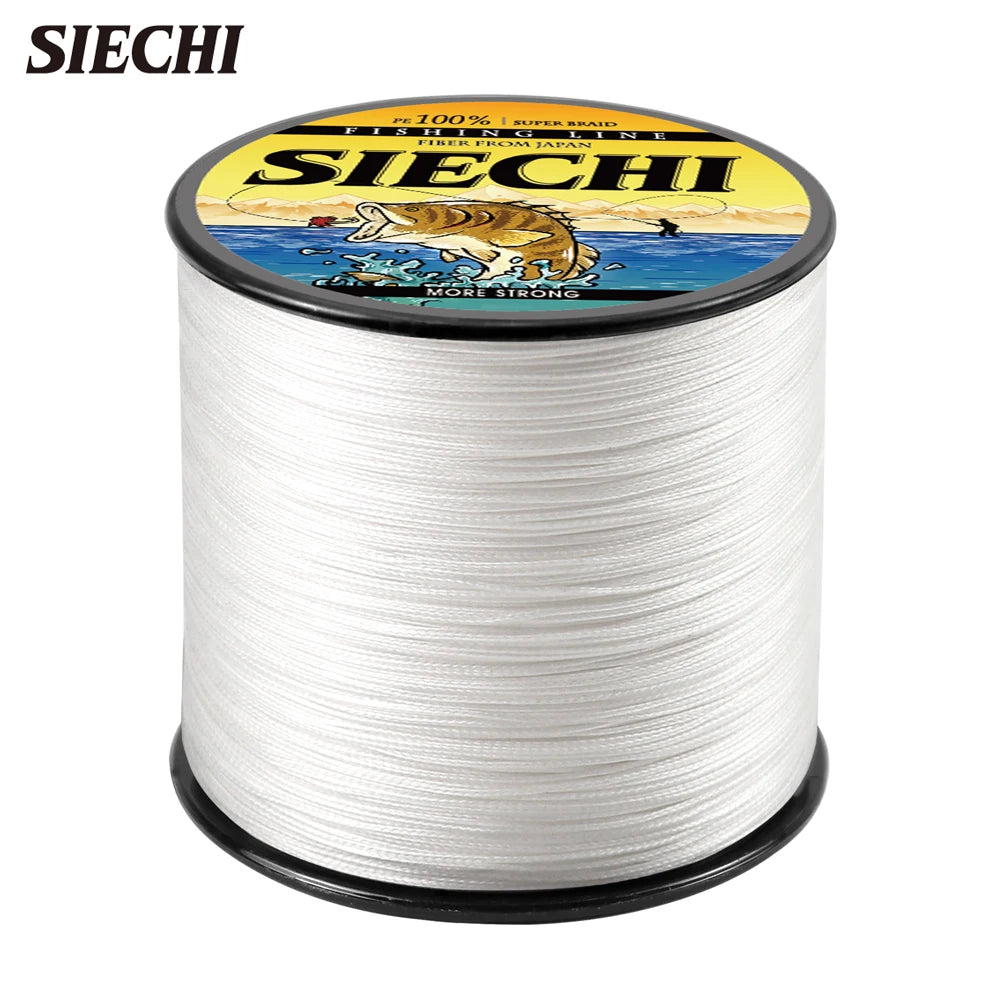 SIECHI 8 Stränge Geflochtene Angelschnur 300M MultiColor