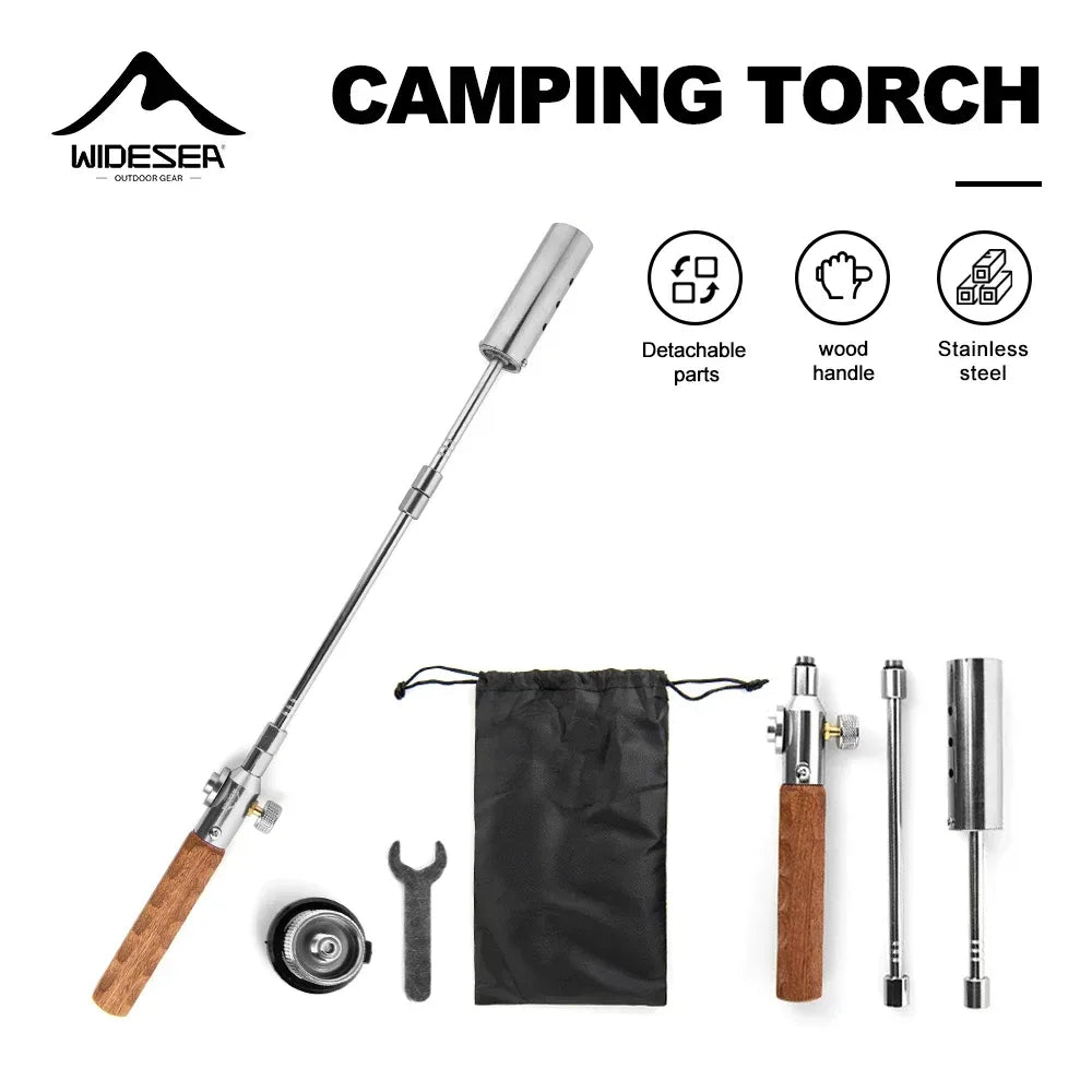 WIDSEA Campingfackel mit abnehmbarem Griff – tragbar – clever-campen Camping & Outdoor Schweiz