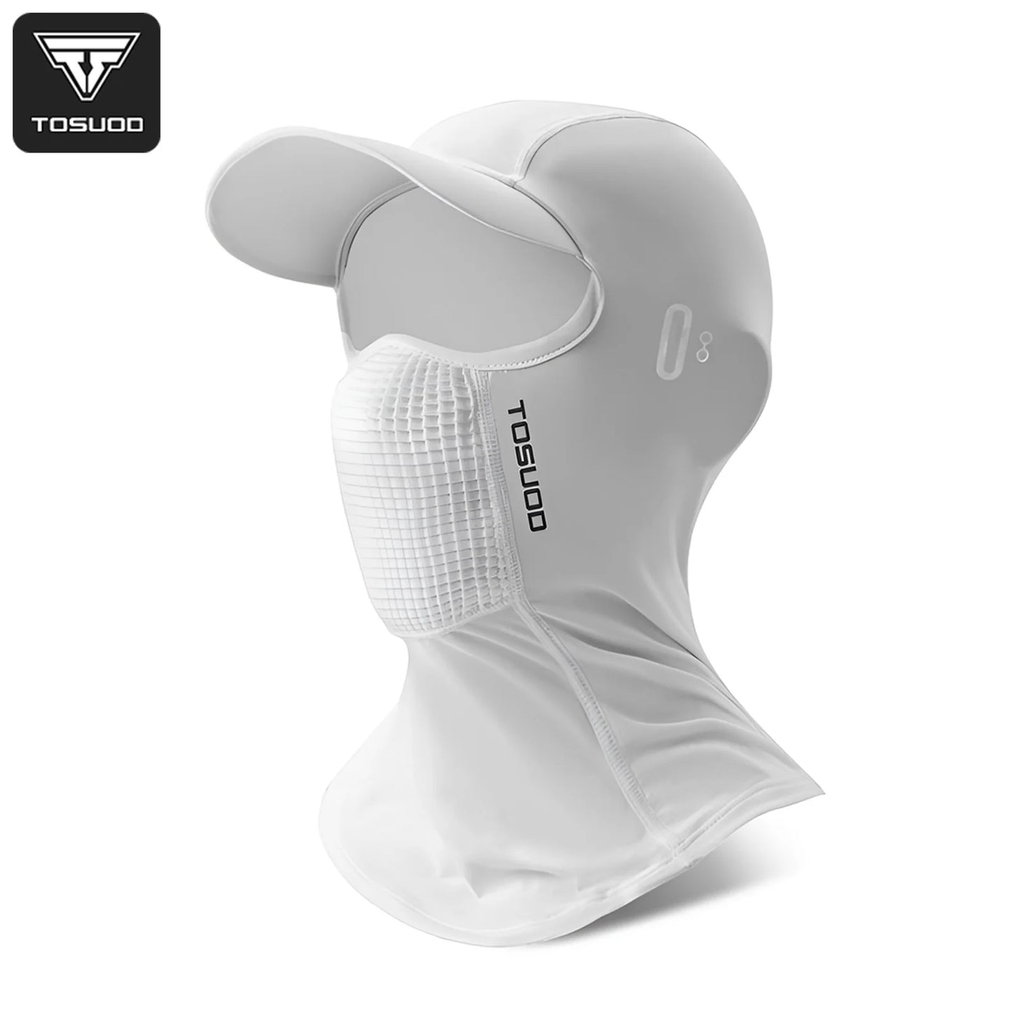 TOSUOD Sommer UPF50+ UV-Schutz Full Face Maske