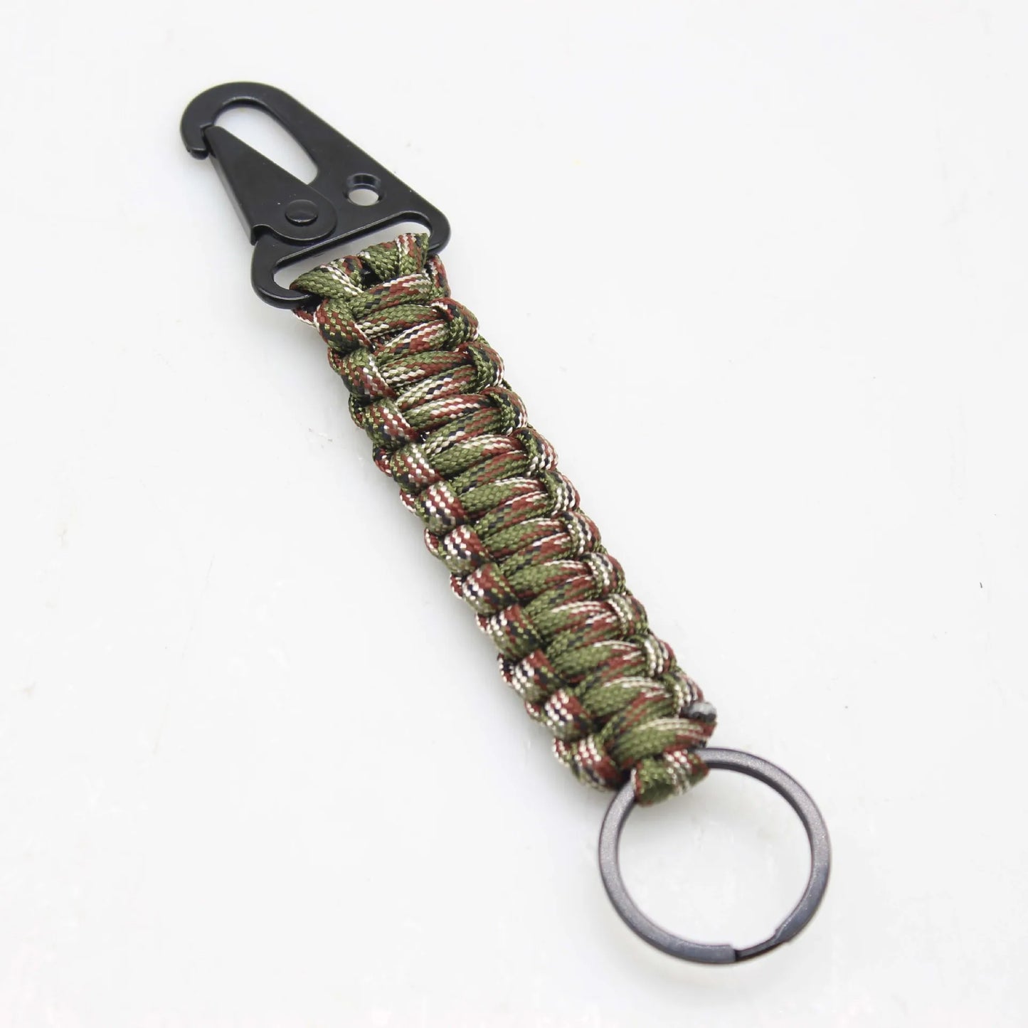 Paracord Schlüsselanhänger Survival Kit mit Karabiner