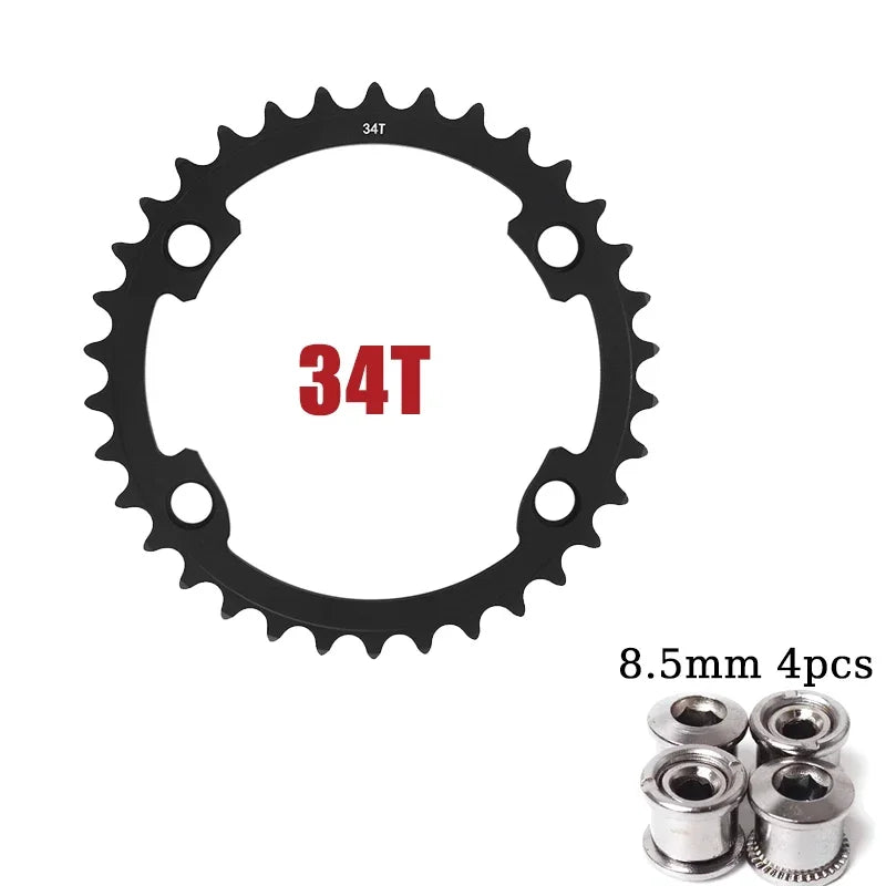 BUCKLOS Kettenblatt 110 BCD für Rennrad 34/36/39/50/52/53T
