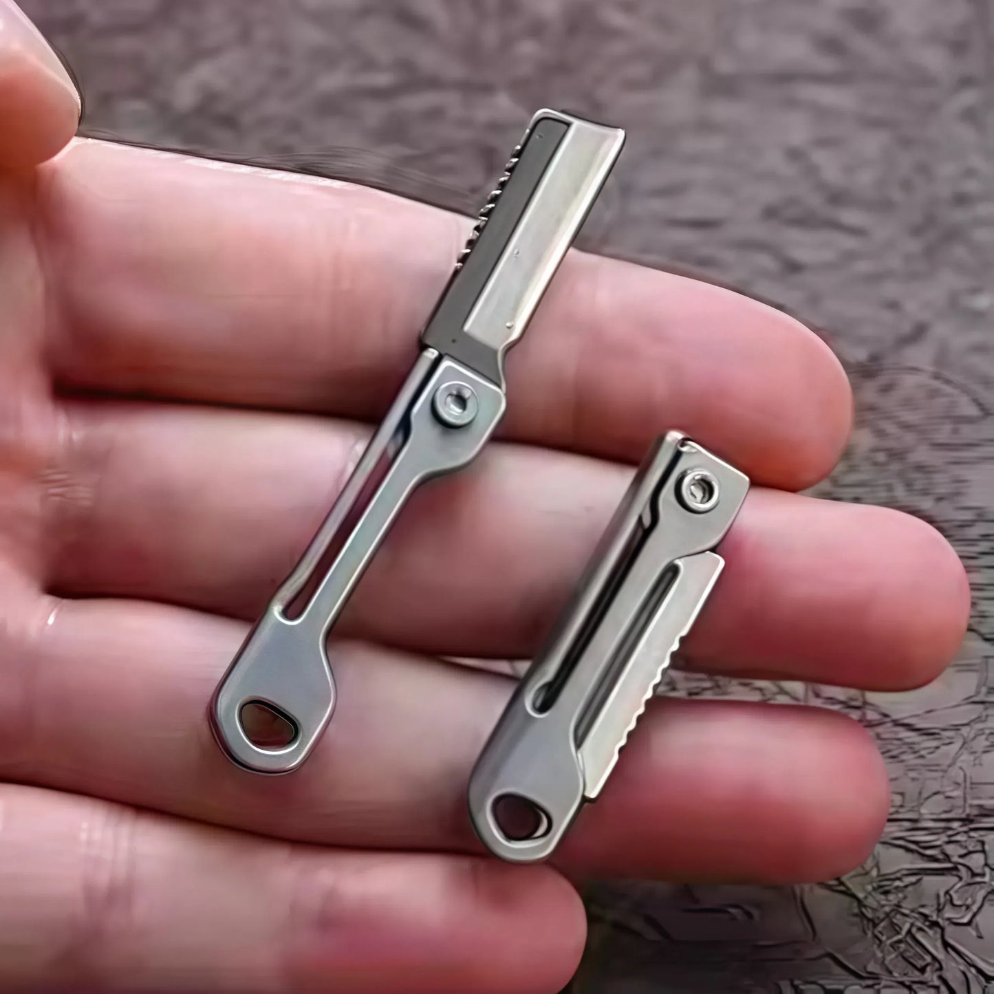 Mini Klappmesser aus Edelstahl – Multifunktionales – clever-campen Camping & Outdoor Schweiz