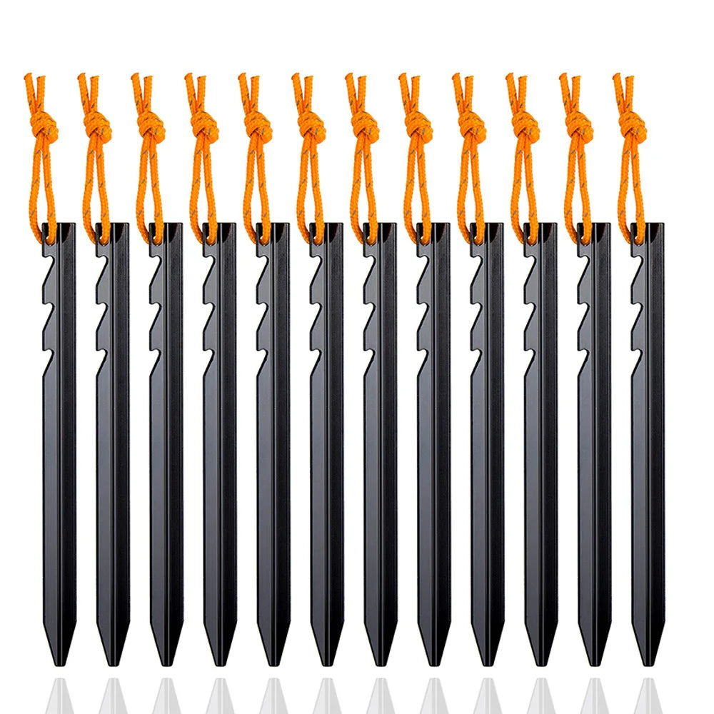 Aluminium Zeltpflöcke 18cm - Robuste Camping Zubehör