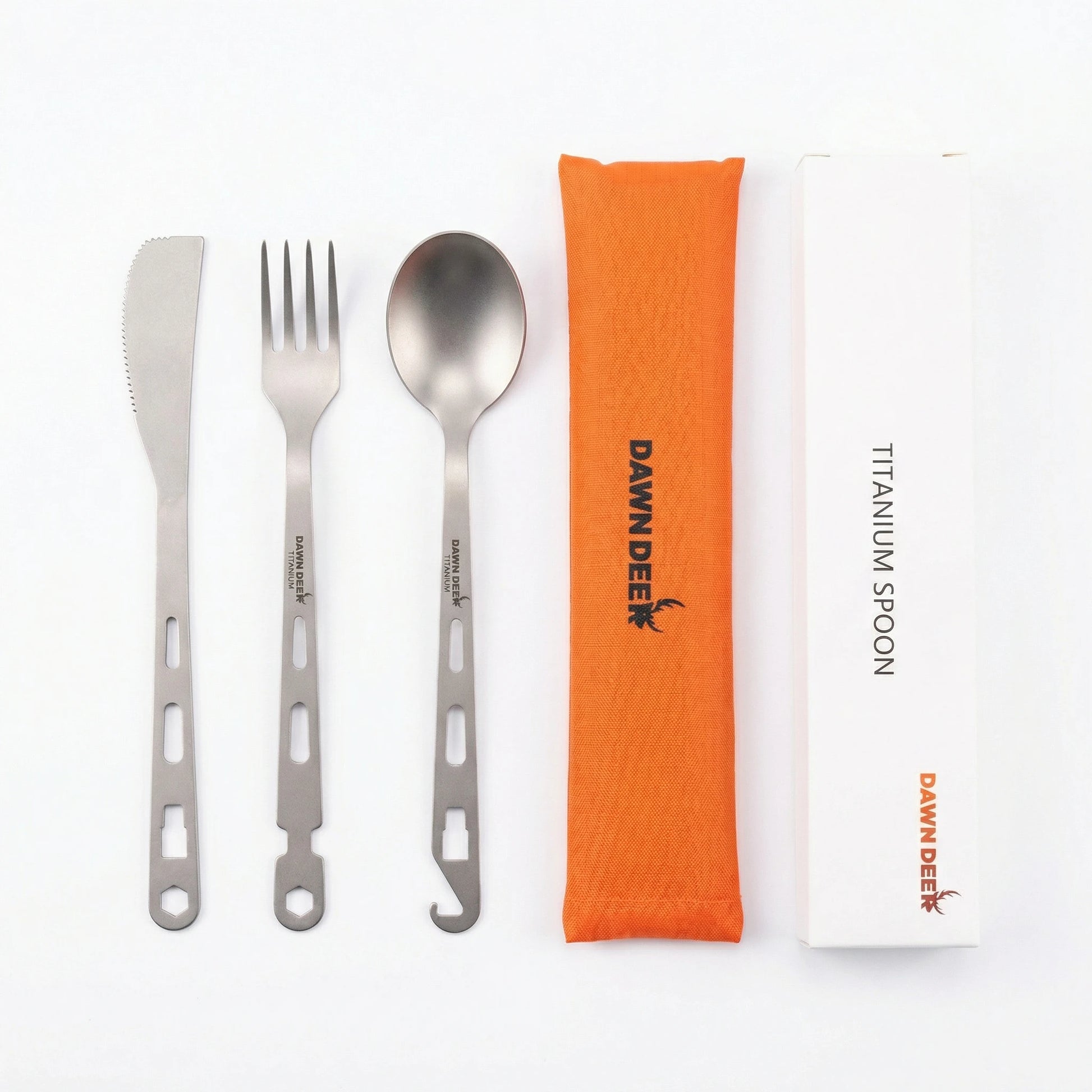 3-in-1 Titan Besteckset – ultraleicht und multifunktional