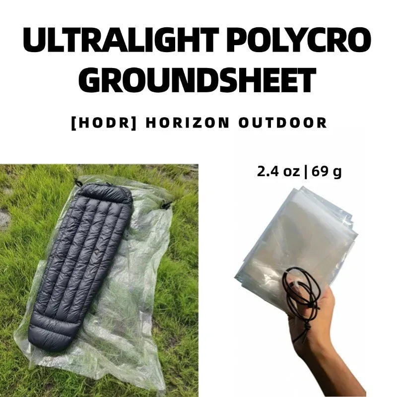 Ultraleichte Polycro Zeltunterlage 69g – Wasserdichte – clever-campen Camping & Outdoor Schweiz