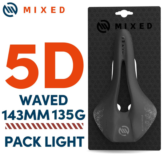 5D Waved Carbon Fahrrad-Sattel 143mm 135g leicht – clever-campen Camping & Outdoor Schweiz