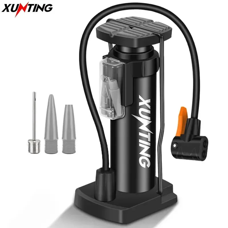 Xunting 140PSI Hochdruck Fahrradpumpe mit Fusshebel – clever-campen Camping & Outdoor Schweiz