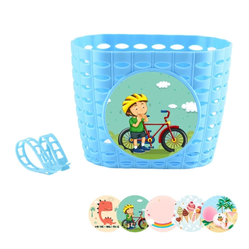 Wasserdichter Fahrradkorb für Kinder mit Befestigungsriemen