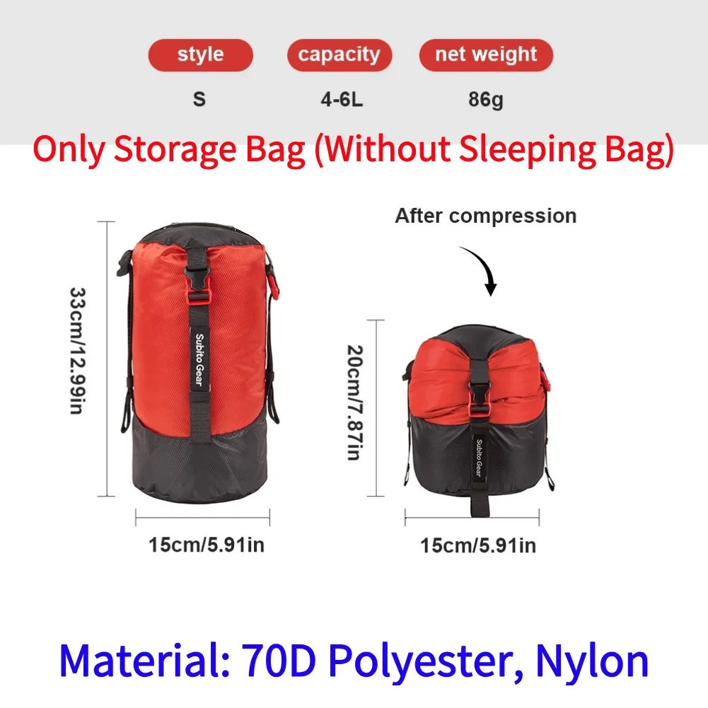 Wasserdichter Schlafsack Kompressionssack für Camping