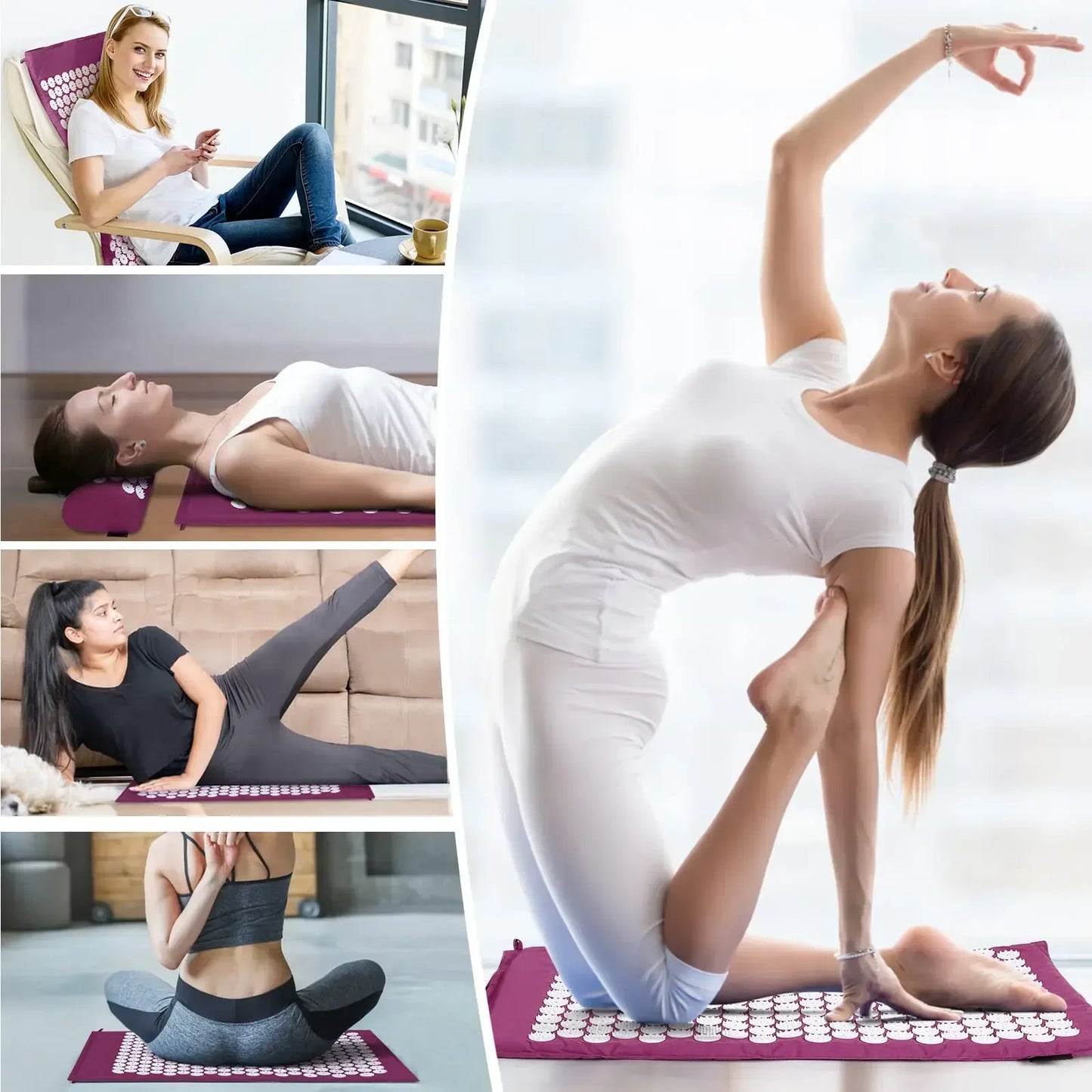 Akupressurmatte & Kissen Set für Entspannung & Yoga – clever-campen Camping & Outdoor Schweiz