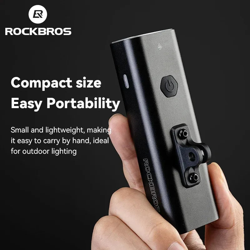 ROCKBROS Fahrrad Frontlicht IPX6 Wiederaufladbar LED – clever-campen Camping & Outdoor Schweiz