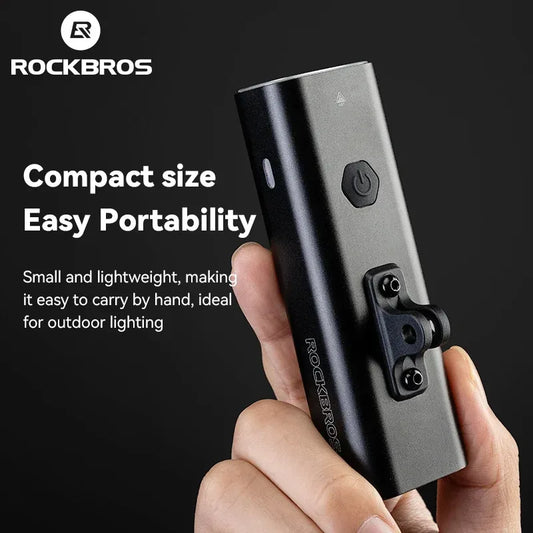 ROCKBROS Fahrrad Frontlicht IPX6 Wiederaufladbar LED – clever-campen Camping & Outdoor Schweiz