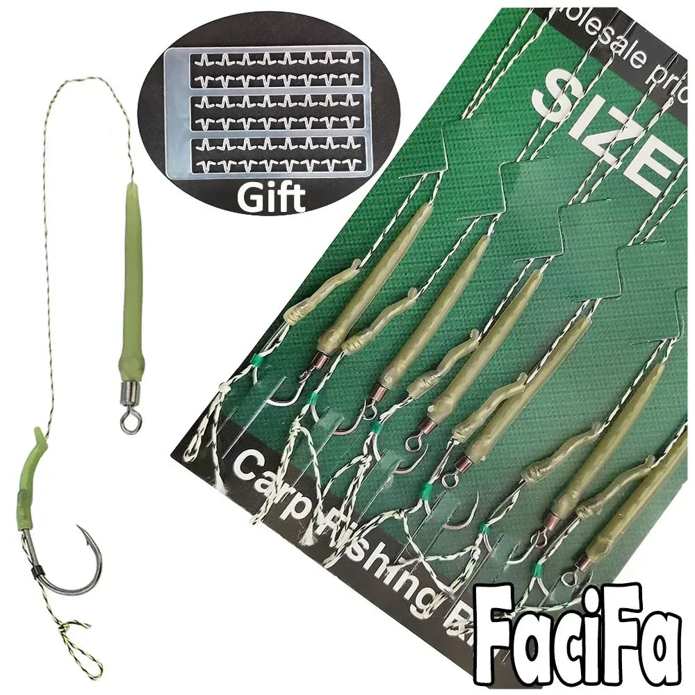 Fertige Haar-Rigs für Karpfenangeln mit Haken – clever-campen Camping & Outdoor Schweiz