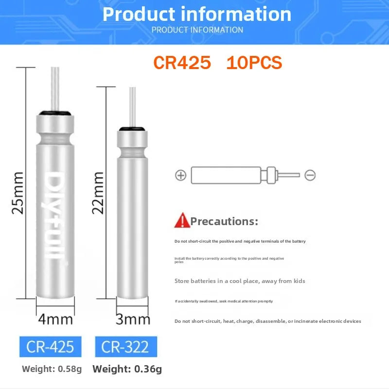 CR425 Luminous Batterie für Nachtangeln – langlebig