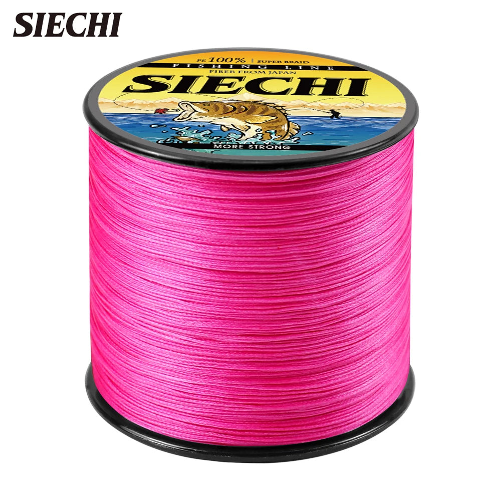 SIECHI 8 Stränge Geflochtene Angelschnur 300M MultiColor