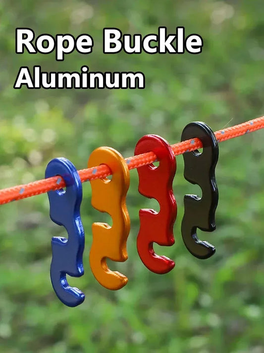 Aluminium Zeltseil Schnalle S-Form 5 Stück – clever-campen Camping & Outdoor Schweiz