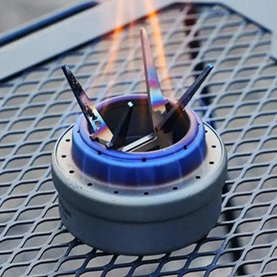 Tragbarer Alkoholkocher mit abnehmbarem Kesselhalter – clever-campen Camping & Outdoor Schweiz