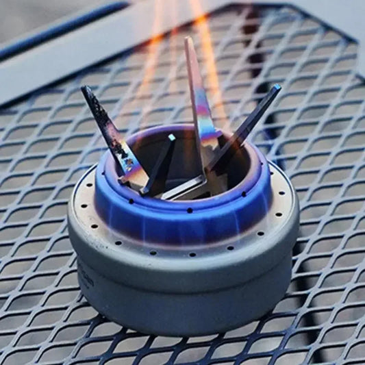 Tragbarer Alkoholkocher mit abnehmbarem Kesselhalter – clever-campen Camping & Outdoor Schweiz
