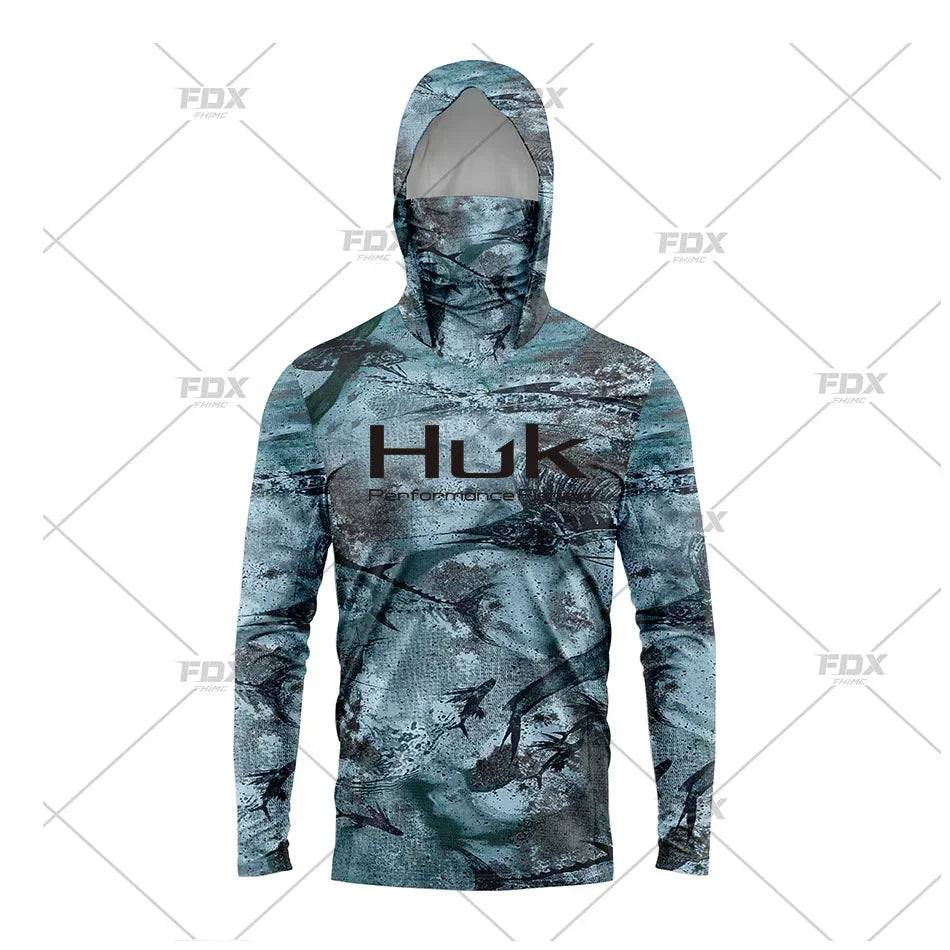 Tuna Mask Hoodie für Angeln und Outdoor-Aktivitäten