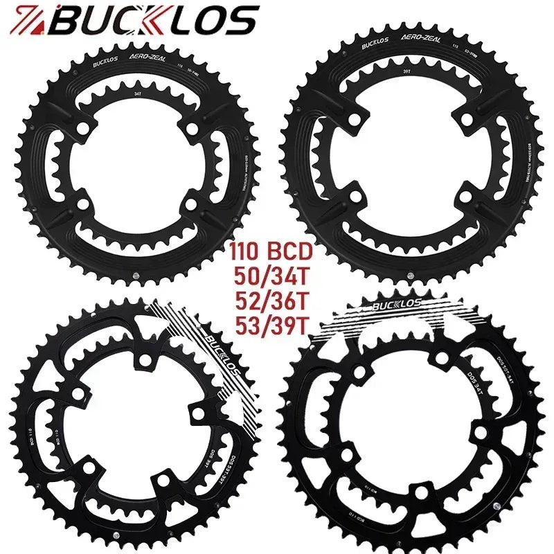 BUCKLOS Kettenblatt 110 BCD für Rennrad 34/36/39/50/52/53T – clever-campen Camping & Outdoor Schweiz