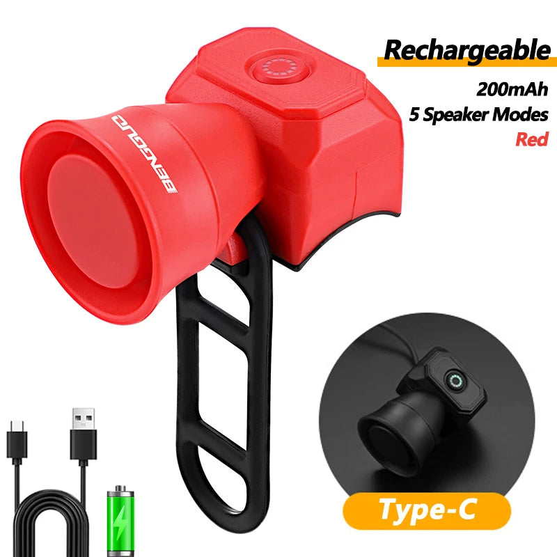 5-Modi Fahrradklingel Mountain Bike Mini Batterie